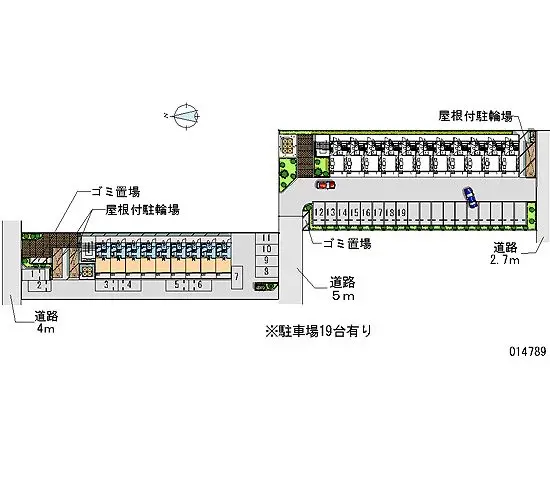 ★手数料０円★東村山市富士見町　月極駐車場（LP）